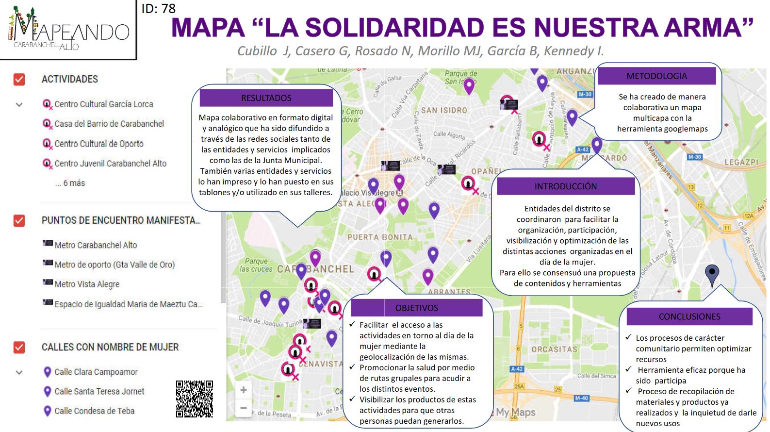 Mapas de mujeres: "La solidaridad es nuestra arma"