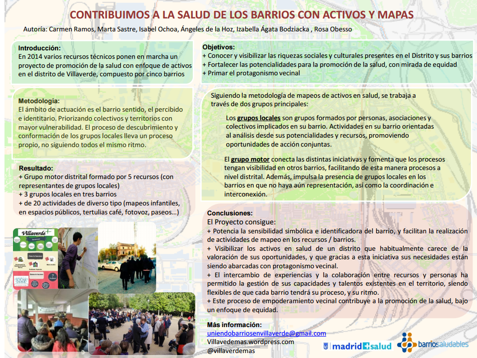 Contribuimos a la salud de los barrios con activos y mapas