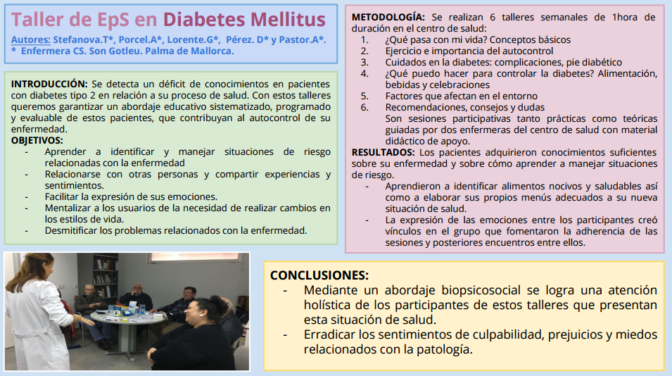 Taller de EpS en Diabetes Mellitus